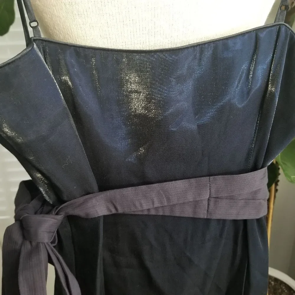Bcbgirls black metallic formal dress size medium